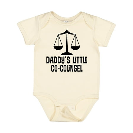 

Inktastic Daddy Little Co Counsel Lawyer Gift Baby Boy or Baby Girl Bodysuit