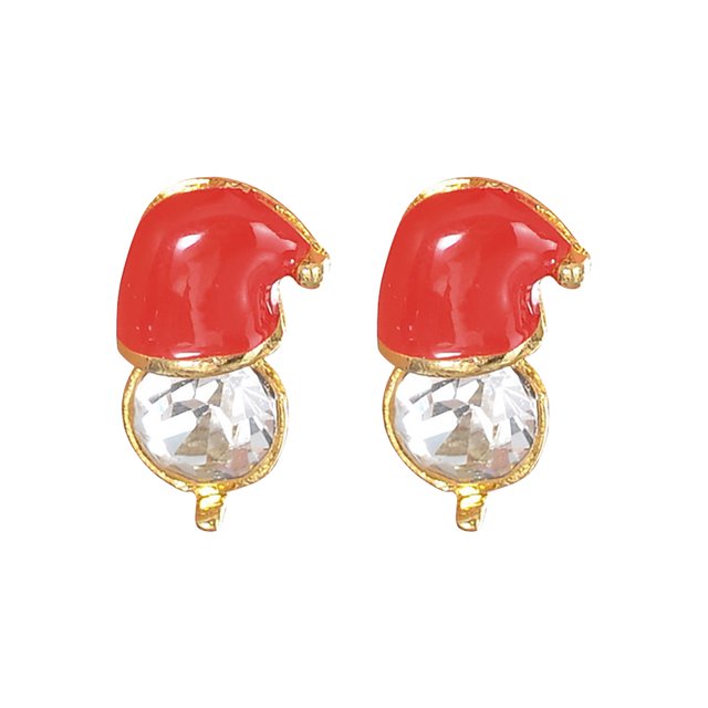 Pendientes de Navidad de dibujos animados de moda para mujer Pendientes de campana de Santa Wmkox8yi sjalhkljlk4517