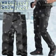thumbnail image 1 of Fiudx Pantalones de Senderismo a Prueba de Viento, Diseño Cálido para Montañismo, Múltiples Bolsillos con Cremallera, Protección Contra El Frío, Actividades Al Aire Libre En Invierno, Moda Casual par, 1 of 2