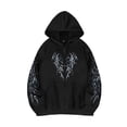 thumbnail image 4 of Wuxian Y2k Gothic Graphic Hoodies For Men Zip Up Sweatshirts Long Sleeve Streetwear, 4 of 4