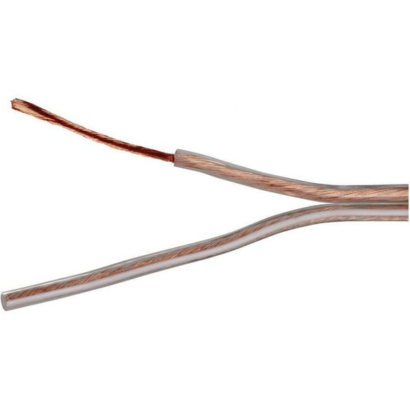 Fil de Haut-Parleur 30,5m/100 Pieds 16/2 Gauge AWG