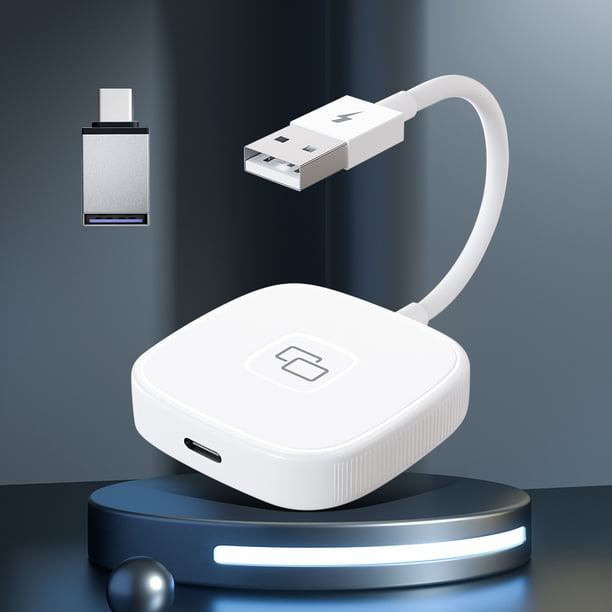 Adaptador De Espejo Carplay Dongle adaptador de pantalla Carplay con cable para iPhone para coches CarPlay con cable de fábrica Sywqhk Accesorios para autos y motos