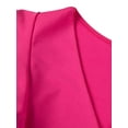 thumbnail image 6 of Women Sexy Peplum Bodycon Short Sleeve Bow Club Ruffle Pencil Party Dress, 6 of 7