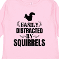 thumbnail image 4 of Inktastic Easily Distracted by Squirrels Boys or Girls Long Sleeve Toddler T-Shirt, 4 of 5