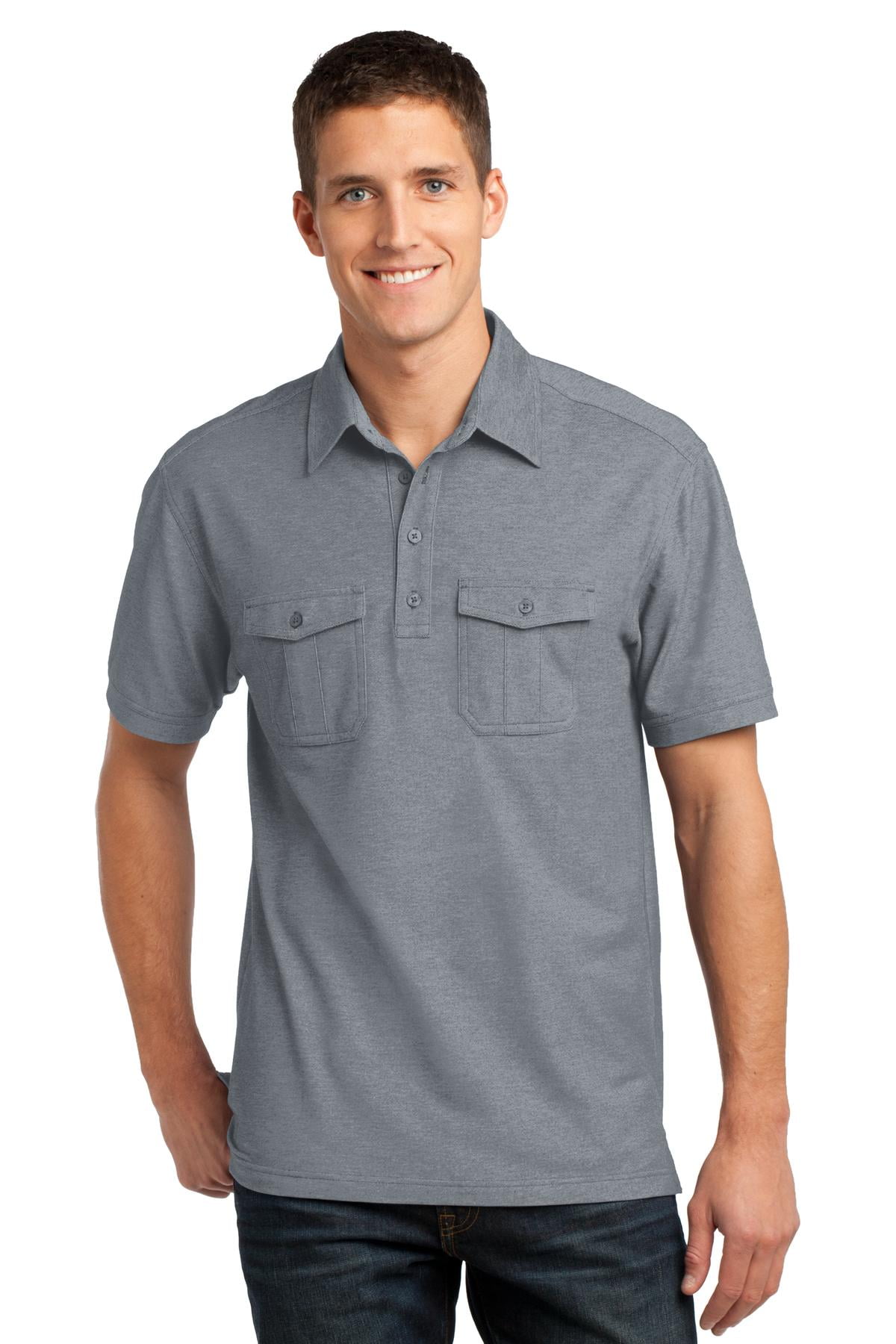 Oxford Pique Double Pocket Polo. K557 