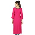 thumbnail image 3 of Phagun Ethnic Designer Casual Kurti Rayon Bollywood Solid Women Tunic Dress, 3 of 4