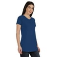 thumbnail image 2 of Inkmeso Womens Short Sleeve Button Tunic Top Cotton Tee Long Length Tshirt For Leggings, 2 of 8