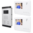 thumbnail image 3 of Kit de intercomunicador con timbre para puerta, vídeo TFT de 4,3 pulgadas, 1 cámara, 2 monitores, visión nocturna, Reino Unido, 110-240V, 3 of 10