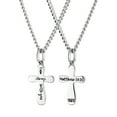thumbnail image 3 of Women Stainless Steel With You Always Cross Necklace - Matthew 28:20 by Shields of Strength, 3 of 4