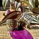 thumbnail image 2 of Anillo Tradicional Tibetano de Cobre y Latón con Mantra, 2 of 3