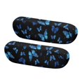 thumbnail image 2 of Yuyamidu Blue Butterfly Auto Seat Armrest Covers Easy to Install Car Armrest Cover Replacement Reusable Armrest Decorative Accessories for Most Cars, 2 of 7