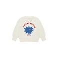 thumbnail image 6 of Laughing Child Soft Mink-Brushed Space-Themed Fuzzy Sweatshirt for Kids with Exposed Faux Fur Detail and Playful Alien Characters for Everyday Wear, 6 of 7