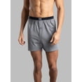 thumbnail image 2 of Fruit of the Loom Mens Assorted Boxers 12-Pack Relaxed Fit Plaids/Stripes Tagless,Large, 2 of 2