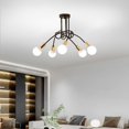 thumbnail image 3 of Lámpara de Extensión Montaje empotrado Iluminación Accesorios negro dorado Gloria Lámpara de techo, 3 of 7