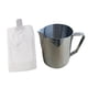 thumbnail image 1 of 1 Jarra de material acero Inoxidable 304 de 900 Ml Y 1 Paquete de de Gelatina de Cristal (100 G), , Contiene 5-6% de SM SunniMix Jarra para hacer velas, 1 of 8