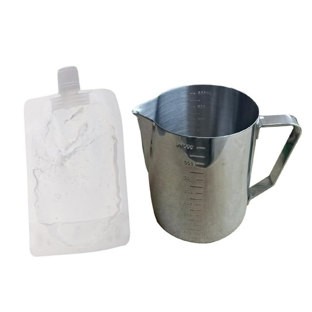 900ML CERA de material acero INOXIDABLE MALTING POUR POT + 100g CERA DE PARA DIY