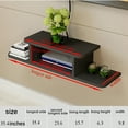 BiJun Floating TV Stand Wall Mounted, Router DVD Shelf, for One/PS4