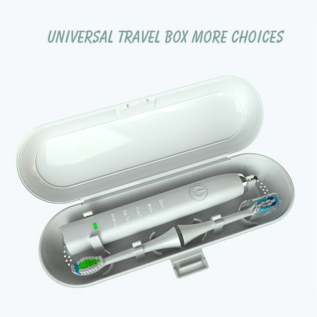 Caja de almacenamiento de protección de Estuche De Viaje con cabezales de cepillo de dientes eléctricos portátiles