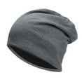 thumbnail image 1 of Confinement Hat -match Hedging Cap Plus Velvet Warm Cold Hat Knitted Pile Hat, 1 of 4