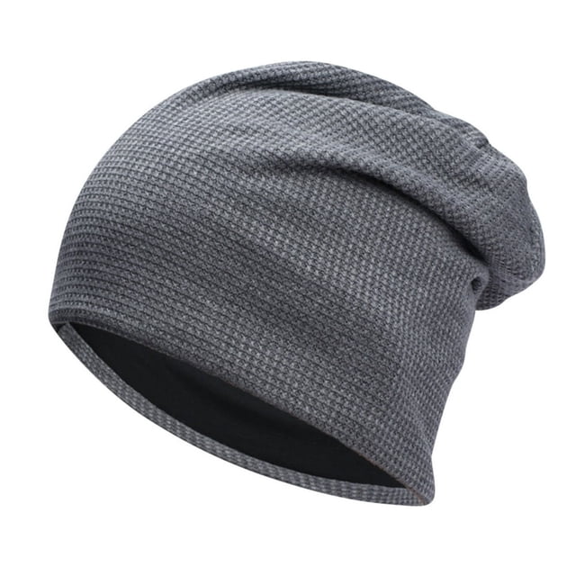 Confinement Hat -match Hedging Cap Plus Velvet Warm Cold Hat Knitted Pile Hat