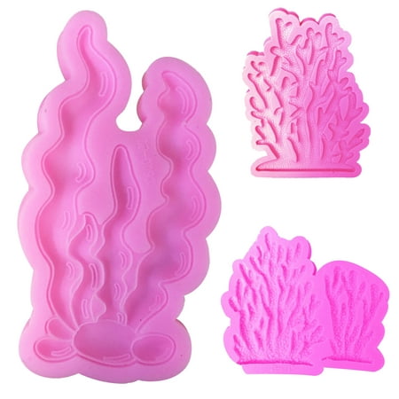 

SPRING PARK Coral Mould Fondant Mold Resin Clay Chocolate Candy Silicone Cake Mould Fondant Cake Decorating Tools