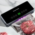 thumbnail image 5 of TINANA Vacuum Sealer Machine: Built-In Cutter and Bag Storage with 1 Bag Roll, External Vacuum Hose, 90kPa Powerful Suction, 5-in-1 Modes and UV Sterilization, Black, 5 of 9
