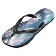 thumbnail image 2 of YAZAOOSummer Flip Flops Creatively Hummingbird Cage Flowers Moonlit Scene Simple Beach Sandals, 2 of 8