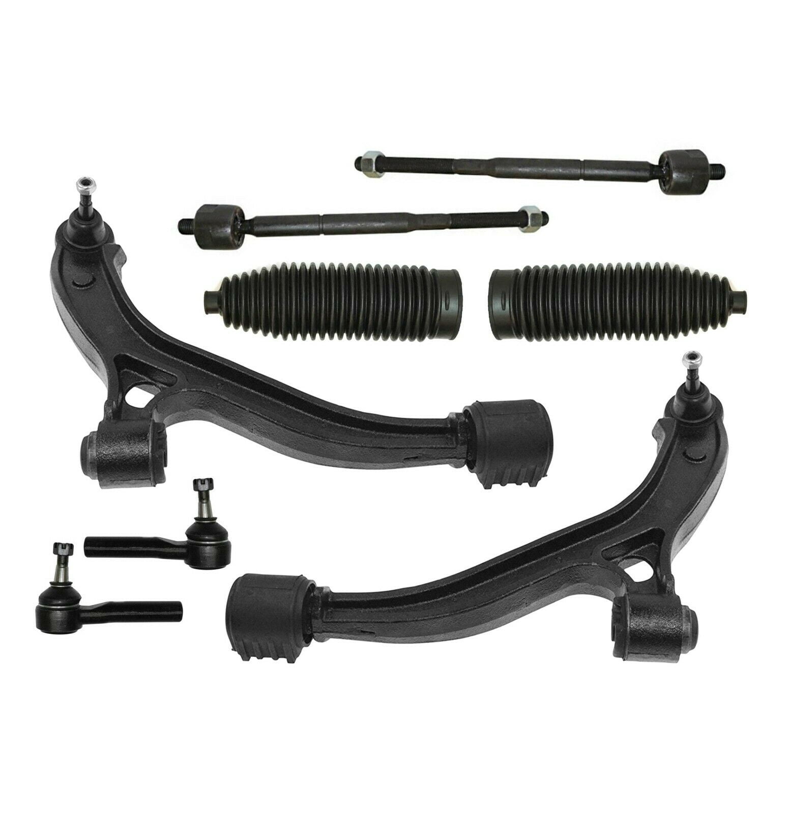 8 Pc Front Suspension Kit Lower Control Arm with Ball Joints & Bushings