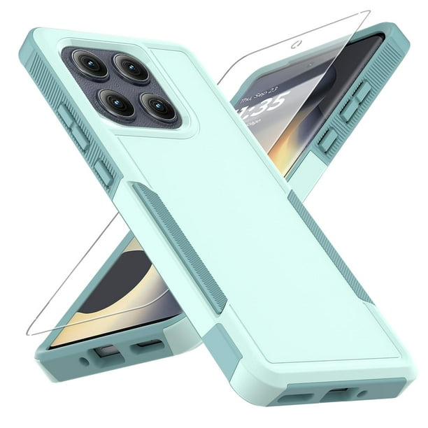 Funda para teléfono Yuanming Moto Edge 2025, grado militar, verde