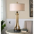 thumbnail image 2 of Bowery Hill Contemporary Brushed Brass Table Lamp, 2 of 2