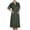 Army Green, variant on YABCSAZ Nurse Dress for Women's Button Down Lapel Short Sleeve Scrub Uniforms with Pockets Lightweight Scrubs Workwear Spa Salons Staff Solid Housekeeping Hospital Nurse Scrub Coat Uniform Dress