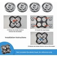 thumbnail image 2 of xianlin-Shaver Replacement blades,Electric Razor Replacement head,4-Pack, 2 of 4