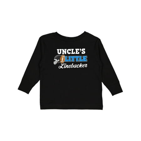 

Inktastic Uncles Little Linebacker Gift Toddler Boy or Toddler Girl Long Sleeve T-Shirt