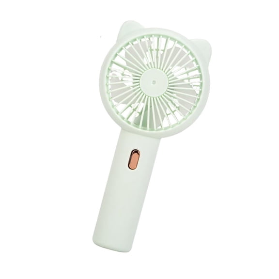 ZELVINN Compact Cooling Fan USB Rechargeable Handheld Fan Upright Desk Use with Ear Design for Daily Carry and Travel