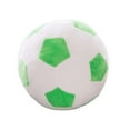 thumbnail image 3 of Pelota de juguete de fútbol de felpa Zulema fútbol de peluche Blanco verde, 3 of 8