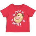 thumbnail image 3 of Inktastic Valentines Day Pugs and Kisses with Pink Hearts Boys or Girls Toddler T-Shirt, 3 of 5