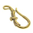 thumbnail image 4 of Fine Retro Brass Biker Punk Key Ring Phoenix Key Ring Brass Key Chain Pants Wallet Hook, 4 of 8