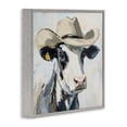 thumbnail image 2 of Stupell Industries Farmhouse Cowboy Carl Cow Gray Framed Giclee Art, 12 x 12, by Tina LeCour, 2 of 8