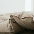 thumbnail image 3 of SNOWMAN Khaki King Size Feather Down Comforter,Ultra Soft Fluffy All Season Warm,Machine Washable Hypoallergenic, 3 of 5