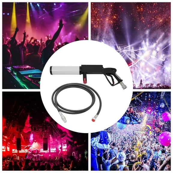 Handheld LED Dry Ice Gun, CO2 Fog Jet Machine, Stage Smoke Effect for Wedding, Party, Bar, KTV, Club Lighting, DJ Show, Battery Not Included