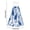 Blue Flower Easter Bunny Silhouette, variant on Haosy 2 Pack Kitchen Wash Cloths with Hanging Loops Absorbent Absorbent Quick Drying Hand Towels, Ladybird Clover Leaf Flower