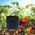 thumbnail image 2 of CuiLiyq 2 Gallon Grow Bags with Handles, Thickened Non Woven Fabric Grow Bag for Potato Vegetables, Breathable and Warm Fabric Pots for Outdoor Tomato Flowers Plants Gardening Supplies, Black, 2 of 6