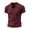 tshirts 17#Red, variant on ZXLBBD T Shirts for Man Distressed Linen Raw Edge V Neck Short Sleeve Solid Color Lightweight Henley Tee Fashion Clothing Casual Summer Tshirts,Red,XL