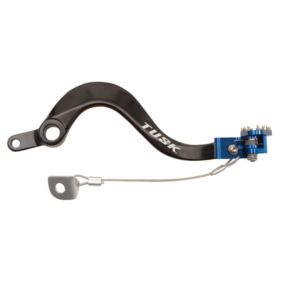 Tusk Aluminum Brake Pedal Blue Tip for Kawasaki KX85 2001-2023