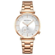 MINI FOCUS Women Watches Brand Luxury Fashion Ladies Watch 30M Waterproof Reloj Mujer Relogio Feminino Rose Gold Stainless Steel