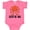 Hot Pink, variant on Inktastic Seattle Octopus Washington Vacation Boys or Girls Baby Bodysuit