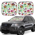 thumbnail image 1 of Wukai Paisley Car Front Windshield Sun Shade,Sun Visor Shield Block Automotive Interior Protector Blocks UV Rays-Large, 1 of 6
