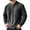 Black, variant on Mokaloha Mens Shirts - Pacificozy Shirts for Men, Men's Casual Ribbed Stand Collar Zipper Long Sleeve T-Shirt Gyujnb,Size:5XL
