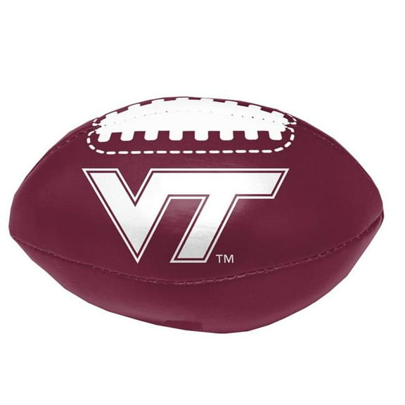 Logo Brands Virginia Tech Two Logo Micro Soft Football