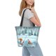 thumbnail image 2 of Balery Gnome And Red Fox Fishing Bolsa de Hombro con Diseño, Bolsa Grande y Duradera, Bolsa Versátil para Compras, 2 of 6